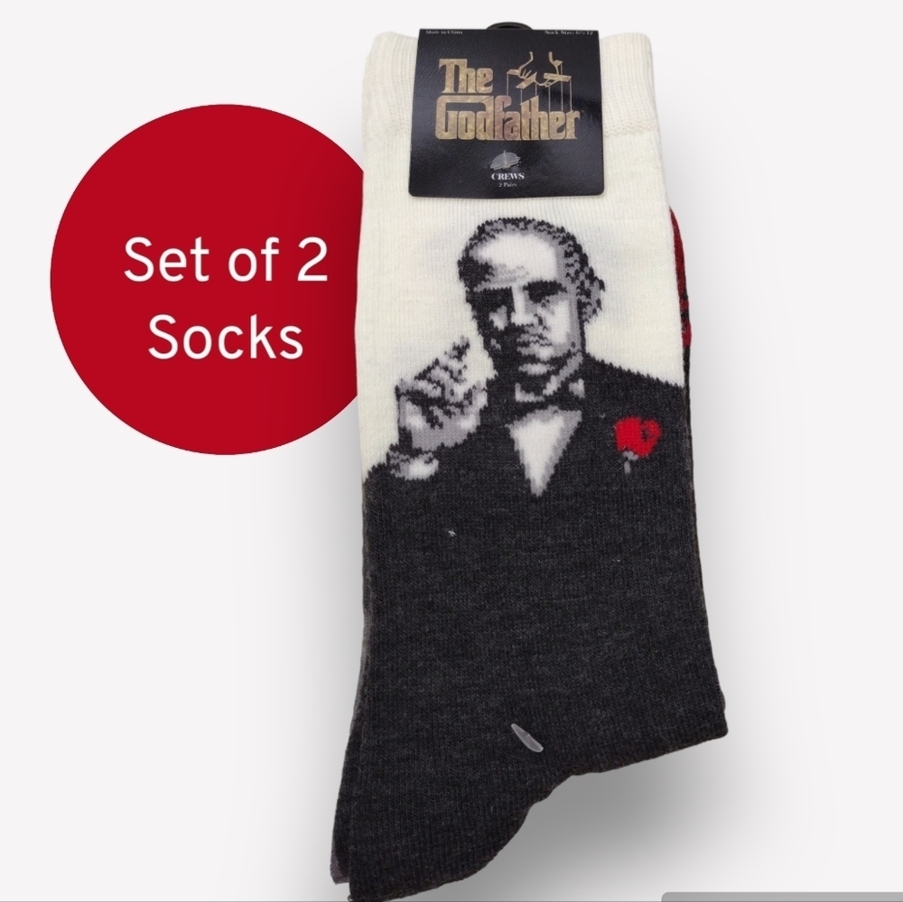 NWT The GoodFather Set of 2 Men's Crew Socks